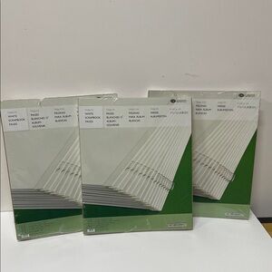 White Scrapbook / Photo Album Pages (3 Packs)